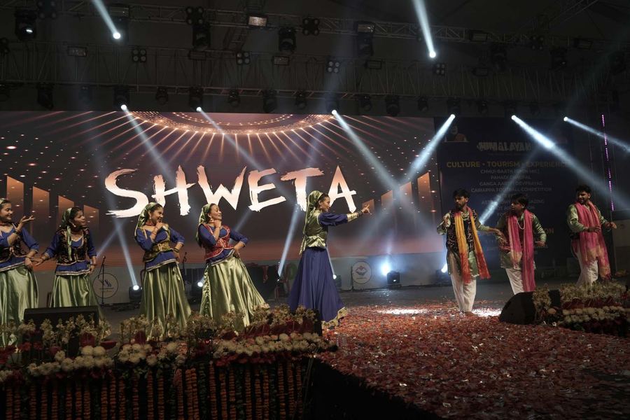 Folk dance performance
