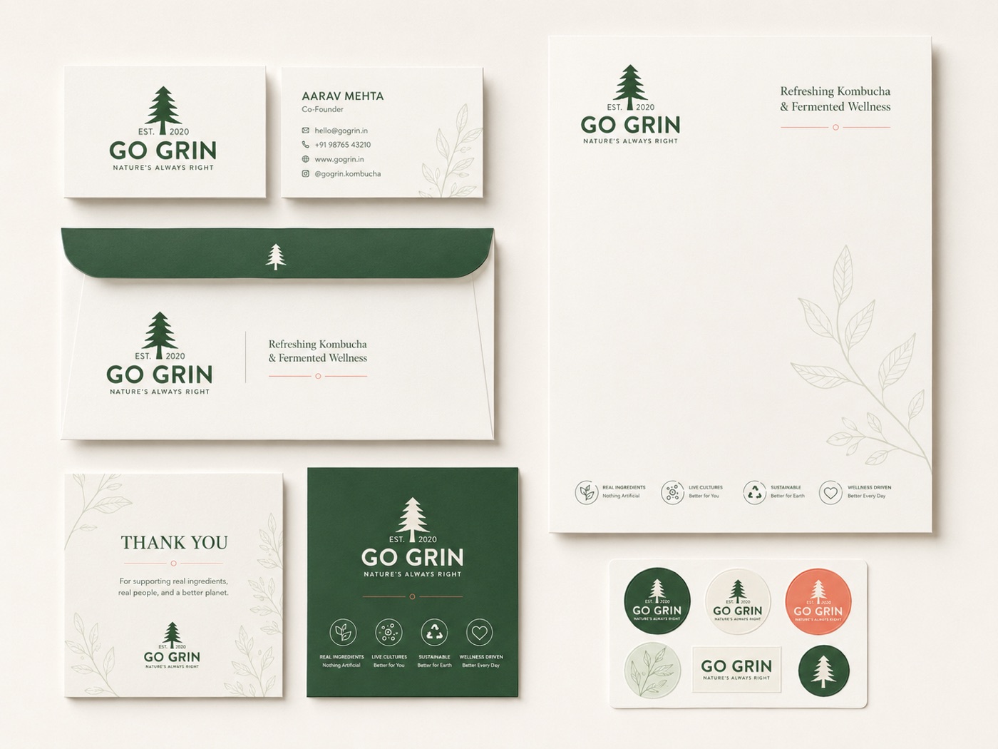 Go Grin stationery set