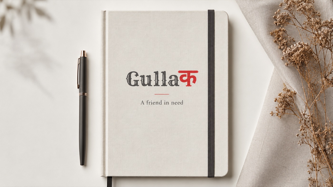 Gullak branded notebook