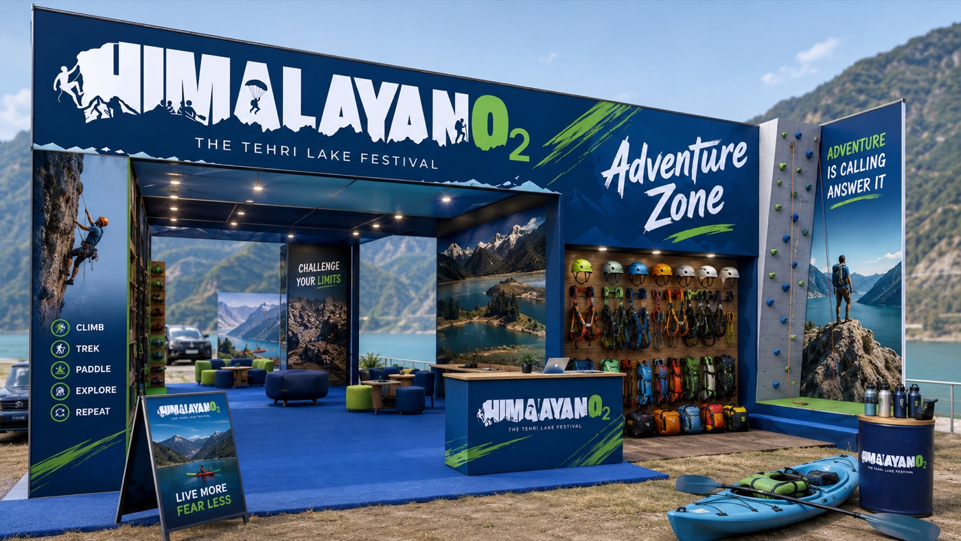 Himalayan O2 festival stall