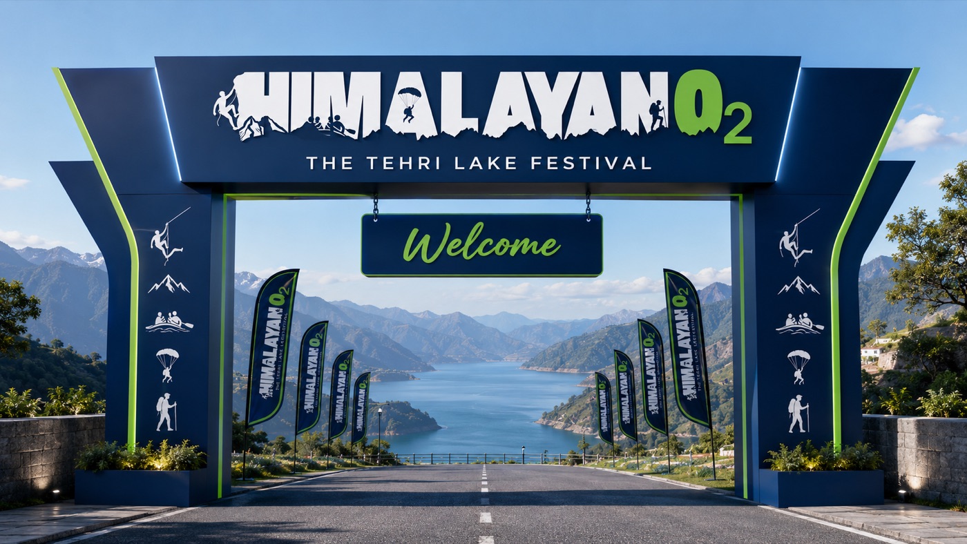 Himalayan O2 festival welcome gate