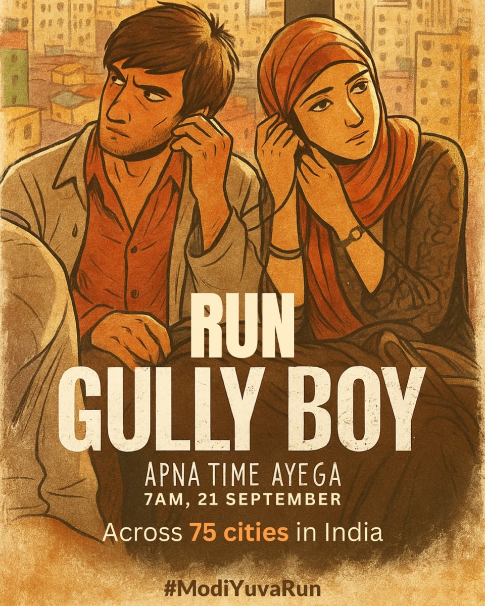 Run Gully Boy campaign creative