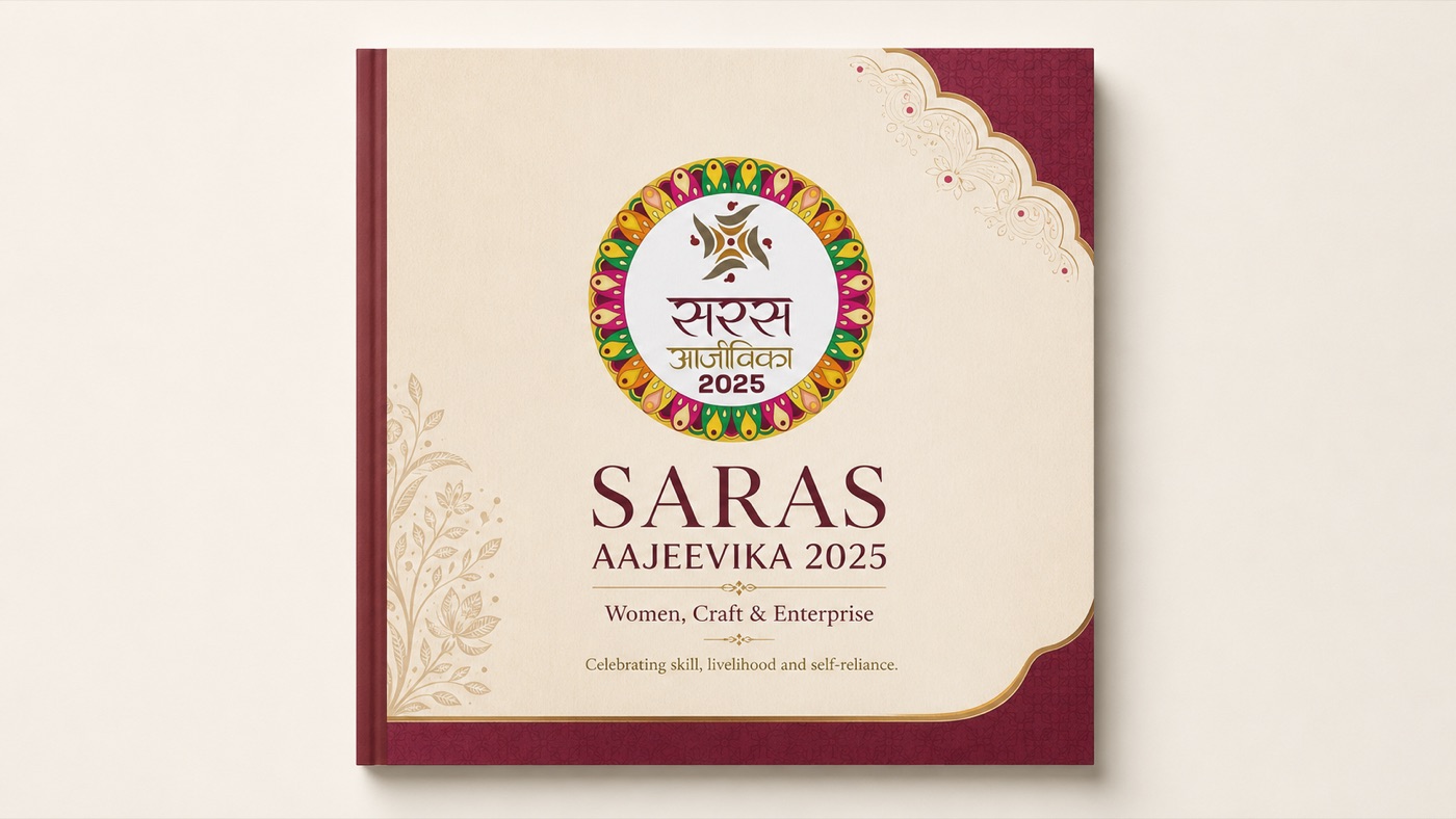 Saras Aajeevika 2025 coffee table book cover